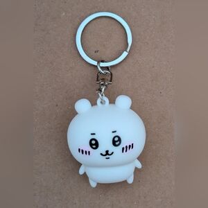 Cute Chiikawa Keychain with Blush Cheeks NWOT